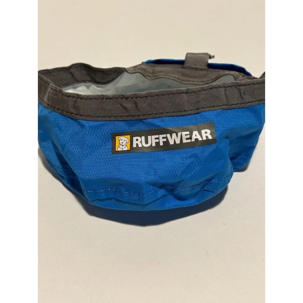 Ruffwear Collapsible Dog Bowl Trail Runner 1L Blue Pool